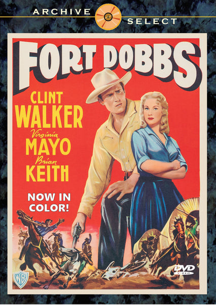 FORT DOBBS COLORIZED (1958) DVD Clint Walker Virginia Mayo Brian Keith Michael Dante Burt Kennedy