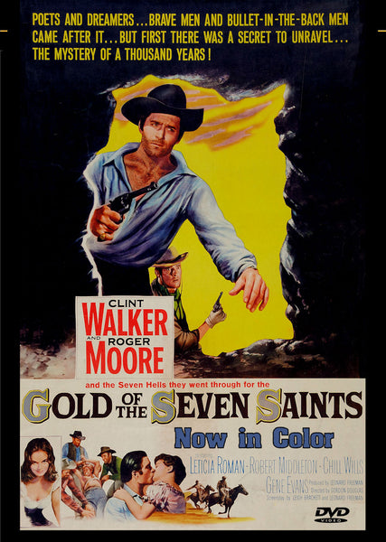 Gold of the Seven Saints 1961 DVD Colorized Clint Walker Roger Moore Chill Wills Vito Scotti COLOR
