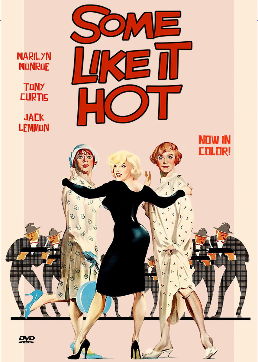 Some Like It Hot In Color 1959 Marilyn Monroe Tony Curtis, Jack Lemmon