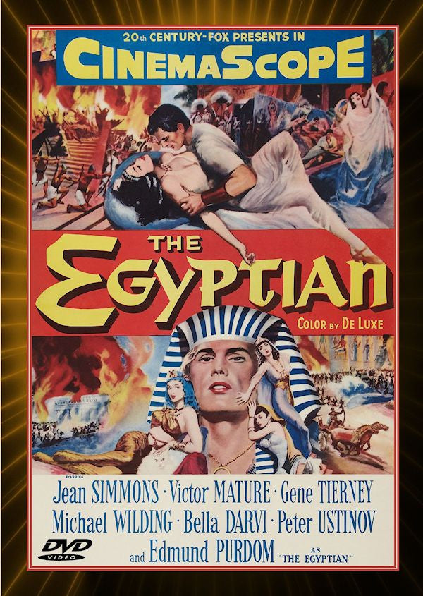 The Egyptian 1954 DVD Edmund Purdom Jean Simmons Victor Mature