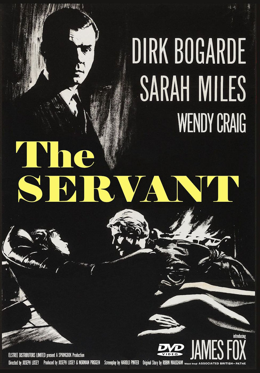 The Servant 1963 DVD Dirk Bogarde James Fox Sarah Miles Joseph Losey