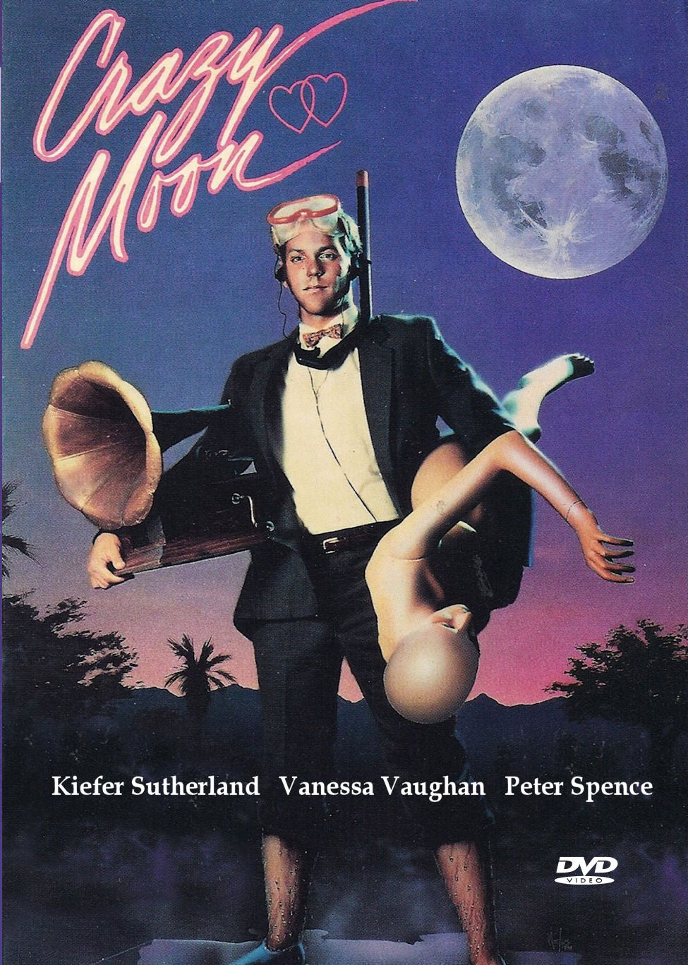 Crazy Moon (1986) DVD Kiefer Sutherland, Vanessa Vaughan, Peter Spence