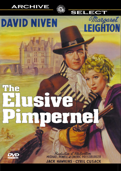 Elusive Pimpernel David Niven Margaret Leighton Powell Pressburger Patrick Macnee Plays US Rare