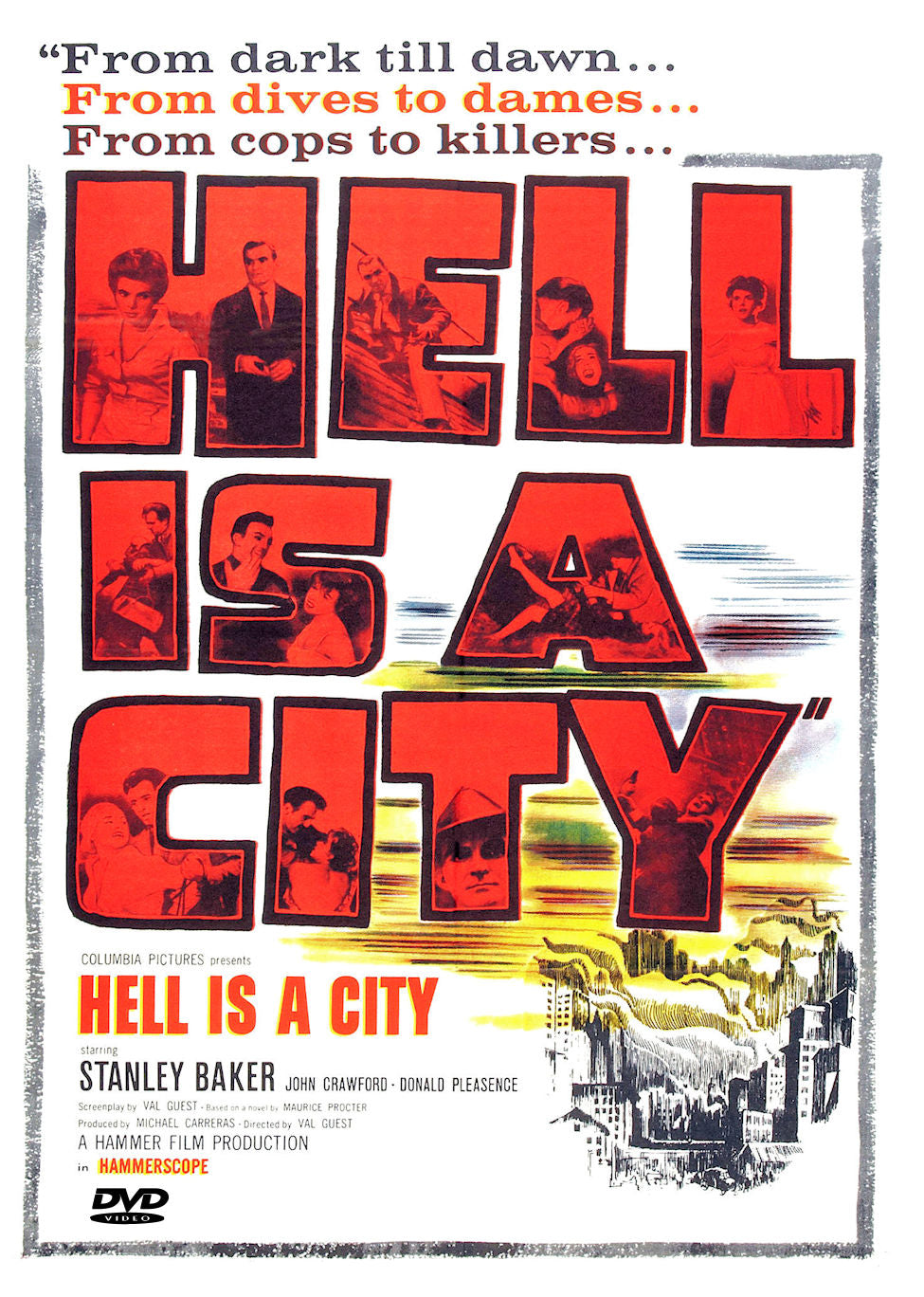 Hell Is a City (1960) DVD Stanley Baker John Crawford Donald Pleasance