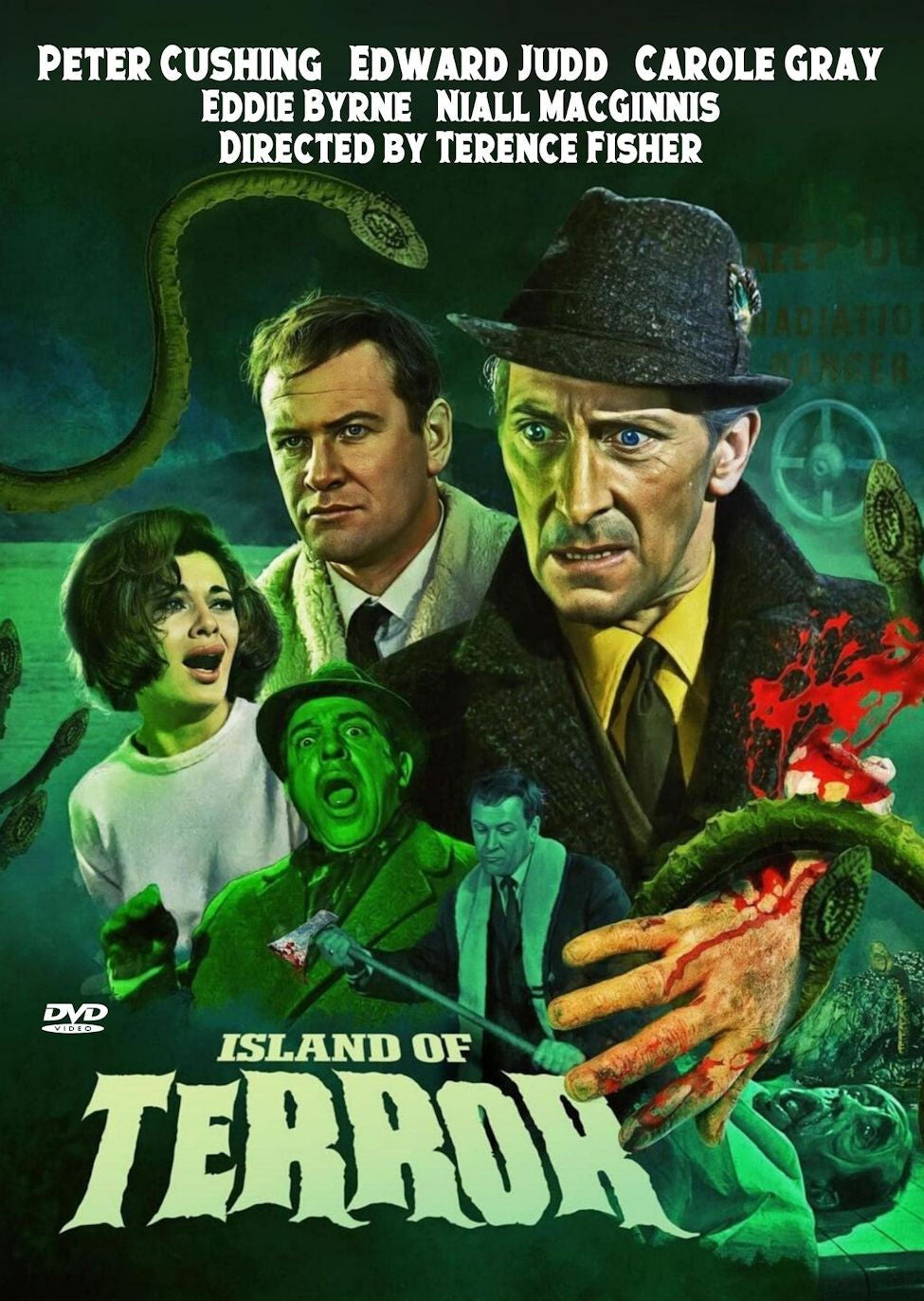Island of Terror 1966 DVD Peter Cushing Edward Judd Terence Fisher