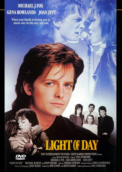 Light of Day 1987 DVD Michael J. Fox Joan Jett Gena Rowlands Michael McKean Jason Paul Schrader. 