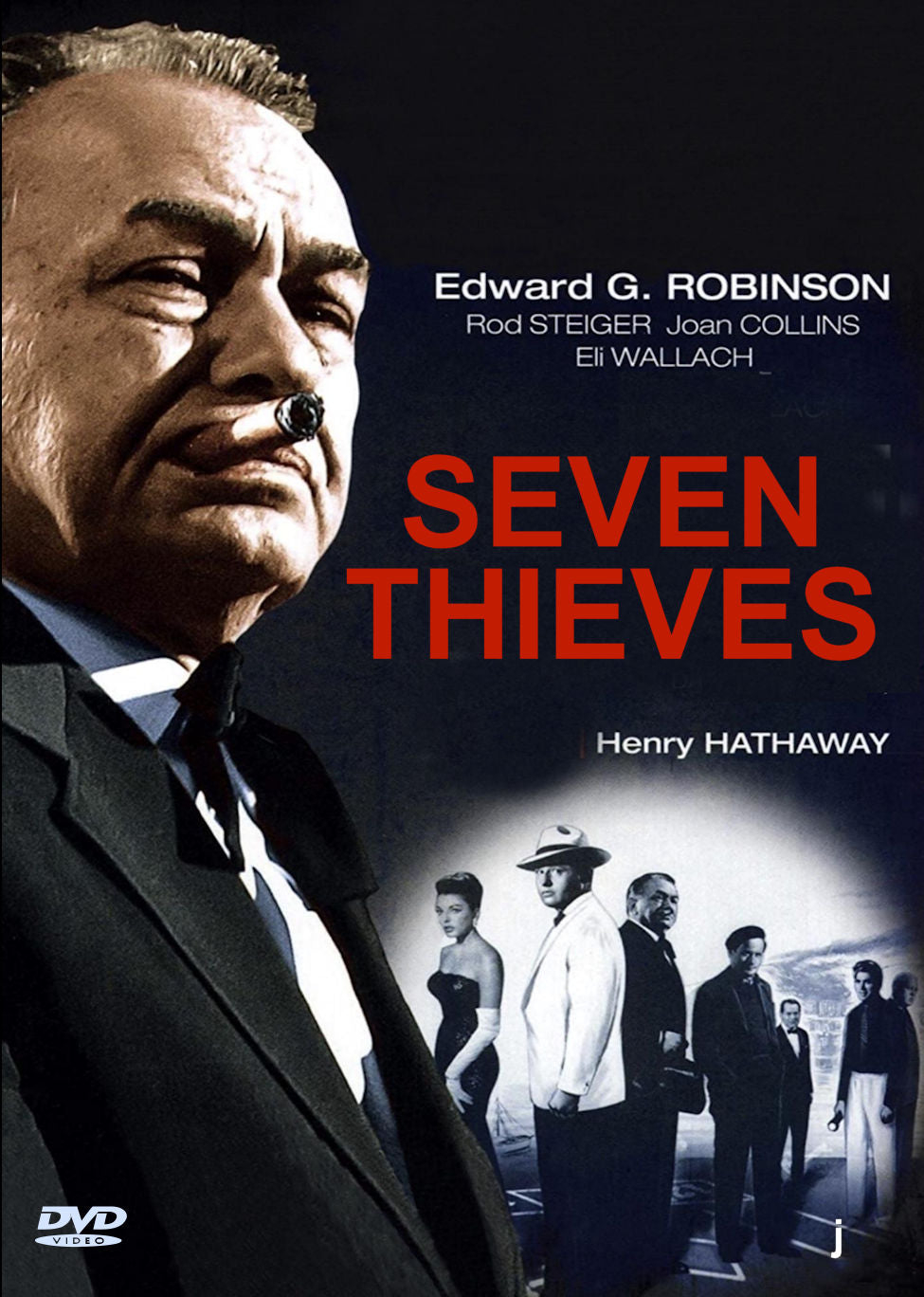 Seven Thieves 1960 DVD Edward G Robinson, Joan Collins, Rod Steiger