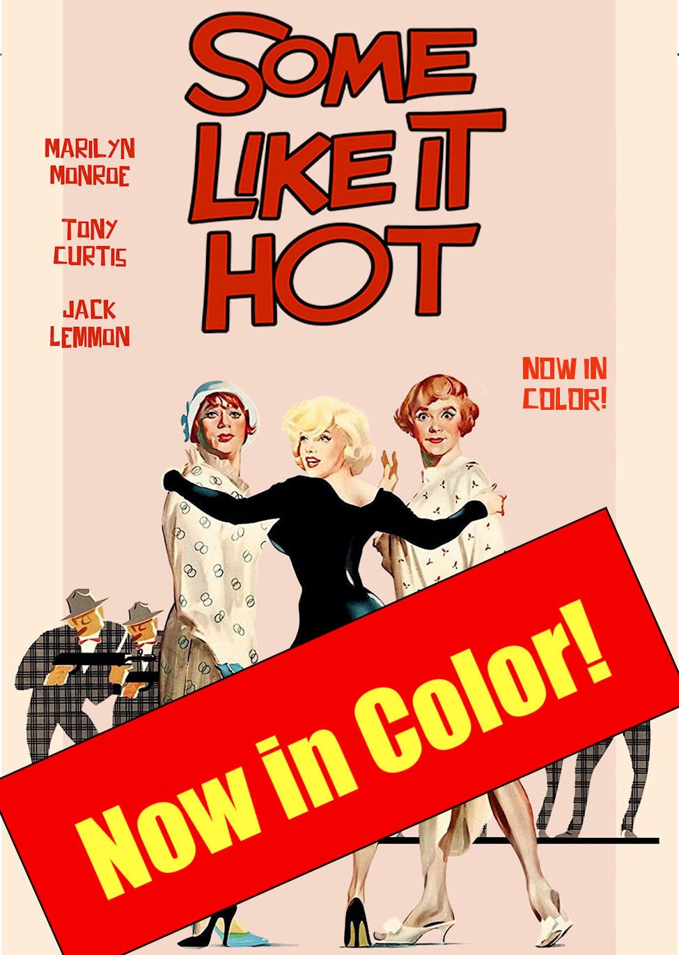 Some Like It Hot In Color 1959 Marilyn Monroe Tony Curtis, Jack Lemmon