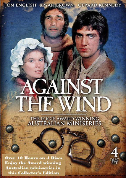 Against the Wind DVD 1978 4 Disc TV Mary Larkin Jon English Bryan Brown Plays in US Uncut Excellent 