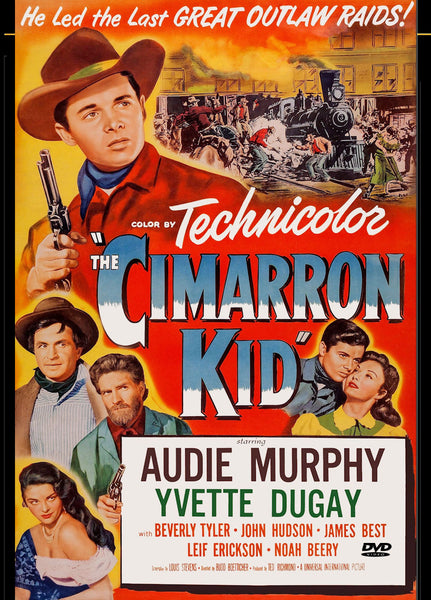 The Cimarron Kid (1952) DVD Audie Murphy Beverly Tyler James Best Hugh O'Brian Budd Boetticher