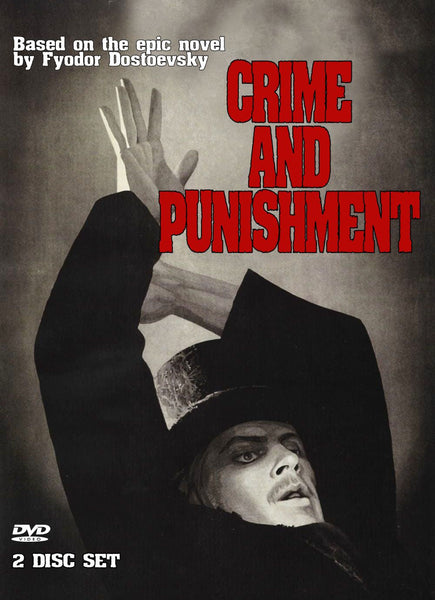 Crime and Punishment Russian 1970 2 Disc DVD Plays in US Widescreen English subtitles Dostoevsky