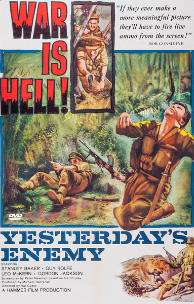 Yesterday's Enemy 1959 DVD Stanley Baker, Guy Rolfe, Leo McKern WWII Gordon Jackson Bryan Forbes