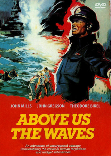 Above Us the Waves DVD 1955 John Mills John Gregson Theodore Bikel Donald Sinden WWII