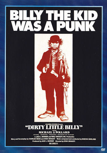 Dirty Little Billy DVD 1972 Michael J Pollard Tale of Billy the Kid Lee Purcell Wild West lives