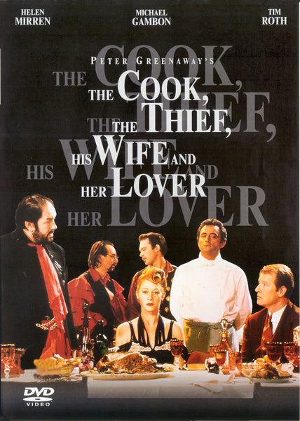 The Cook The Thief His Wife and Her Lover DVD Helen Mirren Michael Gambon  Peter Greenaway Tim Roth