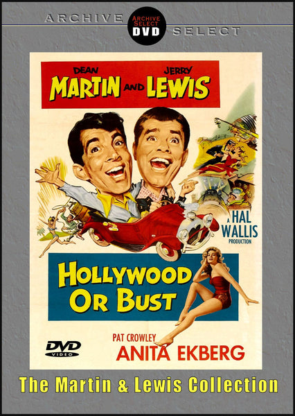 "Hollywood or Bust" 1956 DVD Dean Martin Jerry Lewis Anita Ekberg Frank Tashlin Last film.