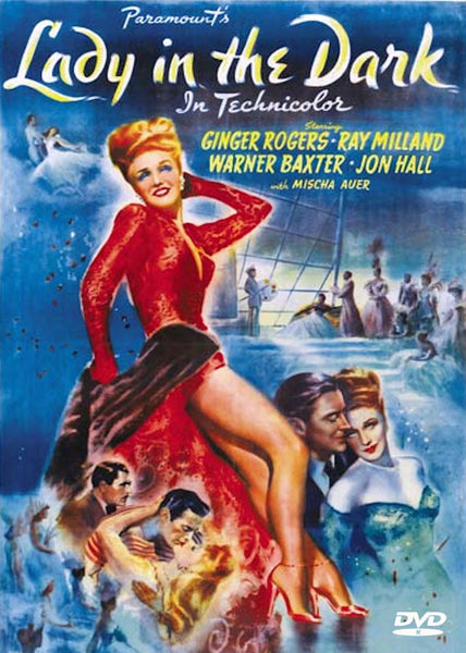 Lady In The Dark DVD 1944 Ginger Rogers Ray Milland Warner Baxter Barry Sullivan Jon Hall Leisen