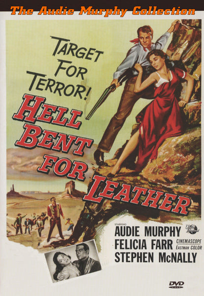 Hell Bent For Leather 1960 DVD Audie Murphy Stephen McNally Felicia Farr re-mastered "Audie Murphy"