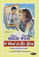 It Had To Be You 1947 DVD Ginger Rogers Cornel Wilde Beautifully Re-mastered Runaway bride