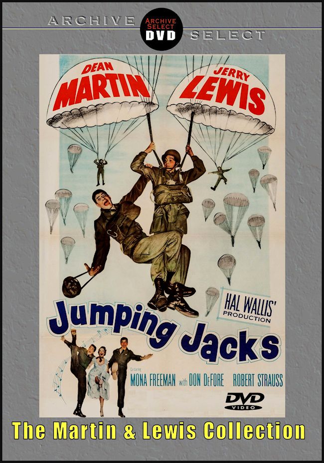 Jumping Jacks 1952 DVD Jerry Lewis Dean Martin Mona Freeman Don DeFore