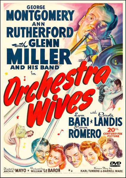 ORCHESTRA WIVES 1942 DVD Glenn Miller George Montgomery Ann Rutherford Lynn Bari remastered      