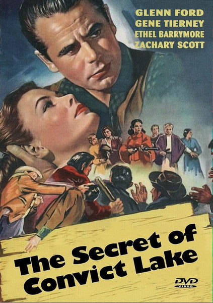 The Secret of Convict Lake 1951 DVD Glenn Ford Gene Tierney Playable in US Zachary Scott Remastered