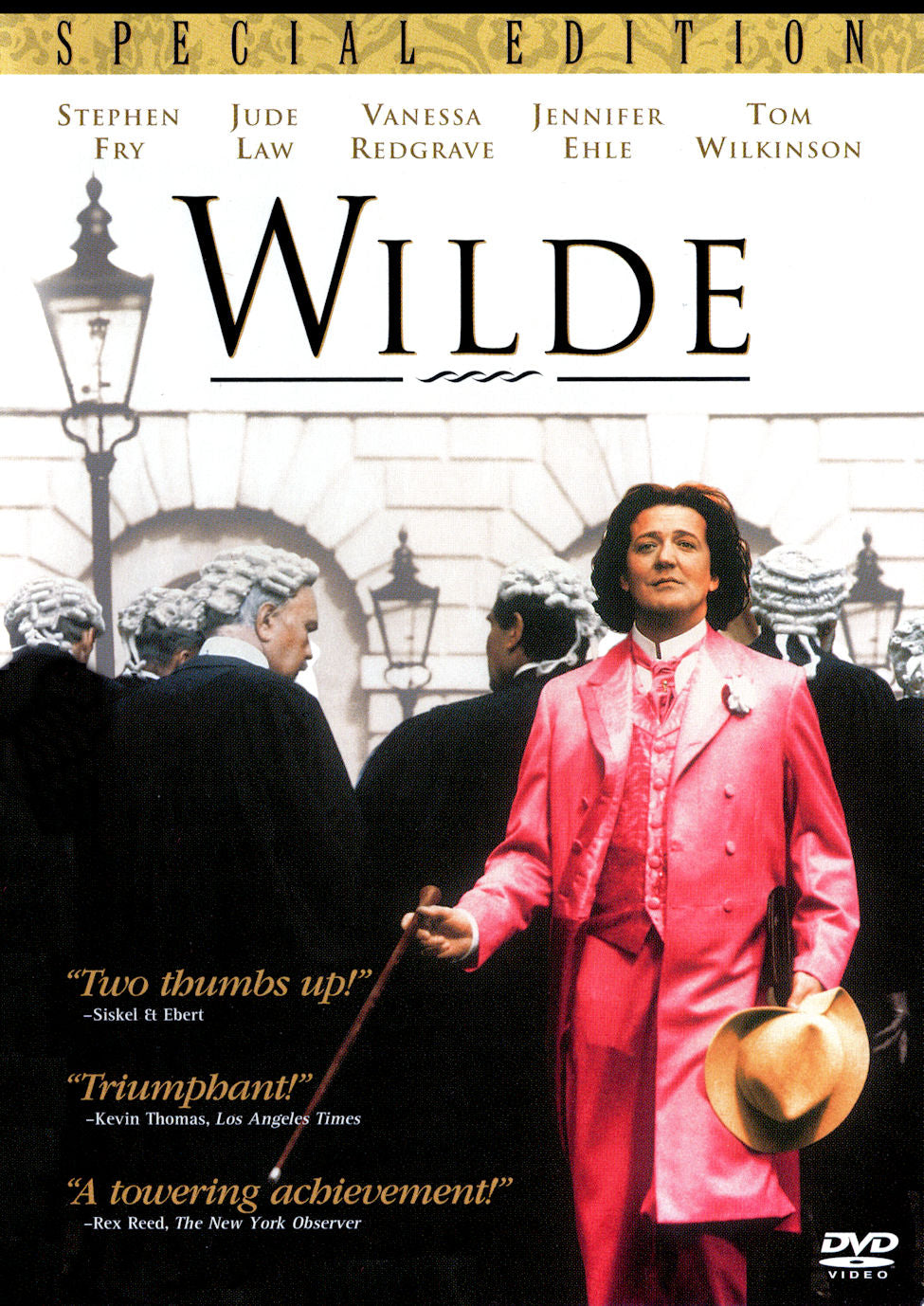 Wilde DVD 2002 Stephen Fry as Oscar Wilde, Jude Law, Vanessa Redgrave