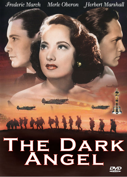 The Dark Angel (1935) DVD Merle Oberon, Fredric March and Herbert Marshall - who will win her heart?