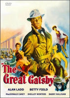 Great Gatsby 1949 DVD Alan Ladd Betty Field Shelley Winters Remastered Plays in US Fitzgerald Rare