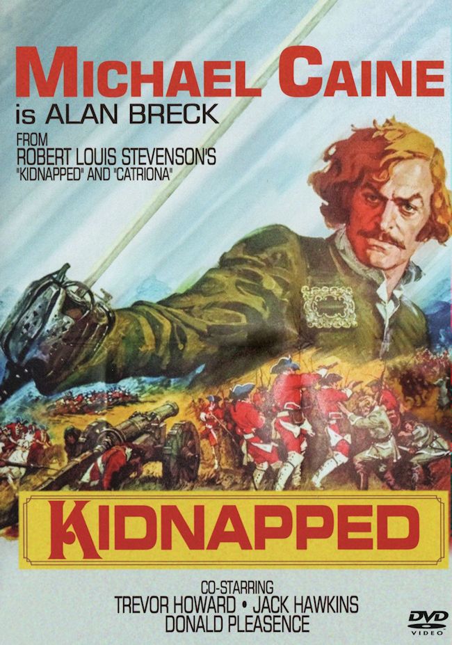 Kidnapped 1971 DVD Michael Caine Robert Louis Stevenson Playable in US