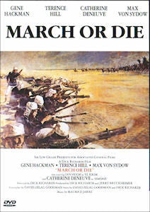 March or Die DVD 1977 Widescreen Gene Hackman Terence Hill Catherine Deneuve Max Von Sydow Plays US 