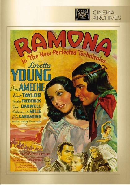Ramona 1936 DVD Loretta Young Don Ameche Helen Hunt Jackson Kent Taylor Katherine DeMille Henry King